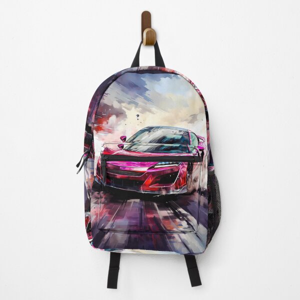 Item preview, Vivid sports car sliding through clouds of paint and smoke designed and sold by RevUpDesign.