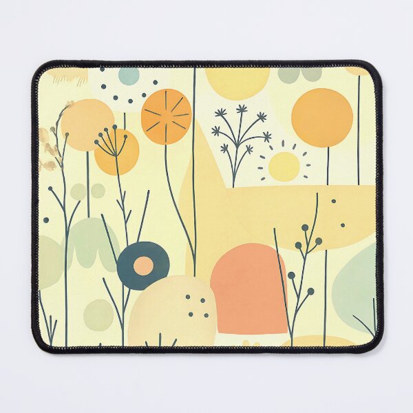 Artikelvorschau, Pastel Folk Art Botanical Abstract entworfen und verkauft von Aurea Geometry.