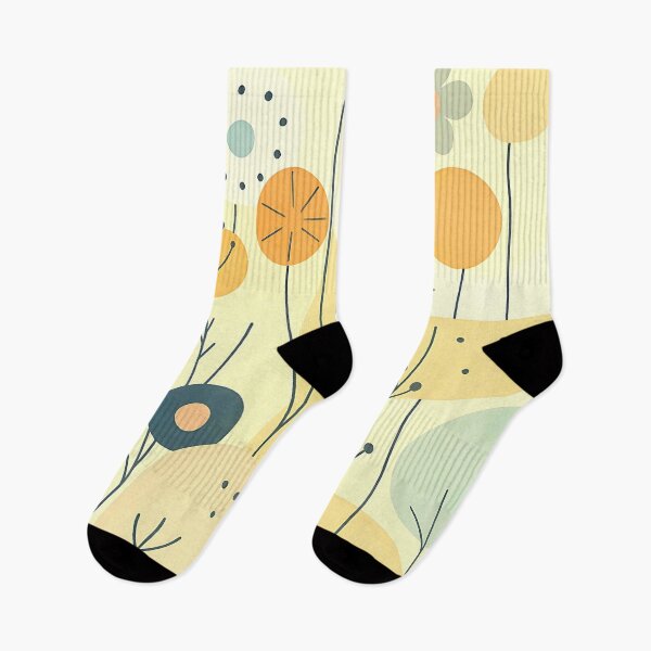 Item preview, Pastel Folk Art Botanical Abstract designed and sold by Aurea Geometry.