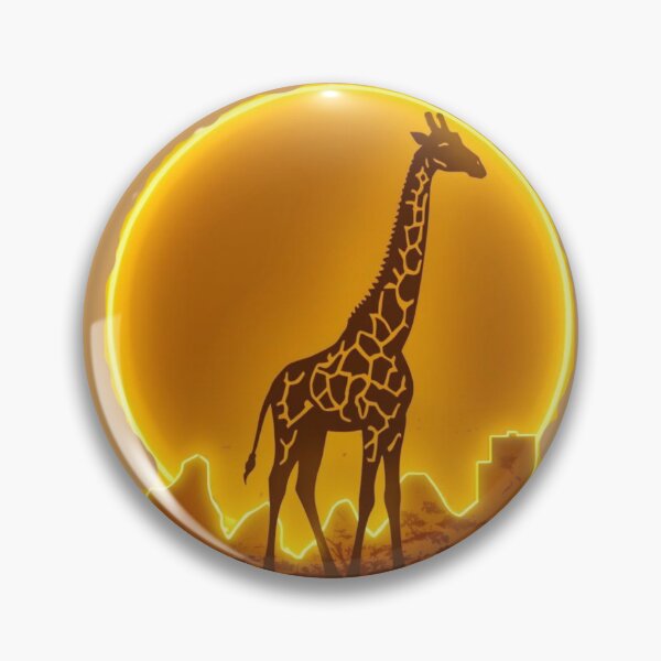 Item preview, Neon Giraffe — Digital Presence Urban Symbolic Fashion Control designed and sold by SavannaStrikes.