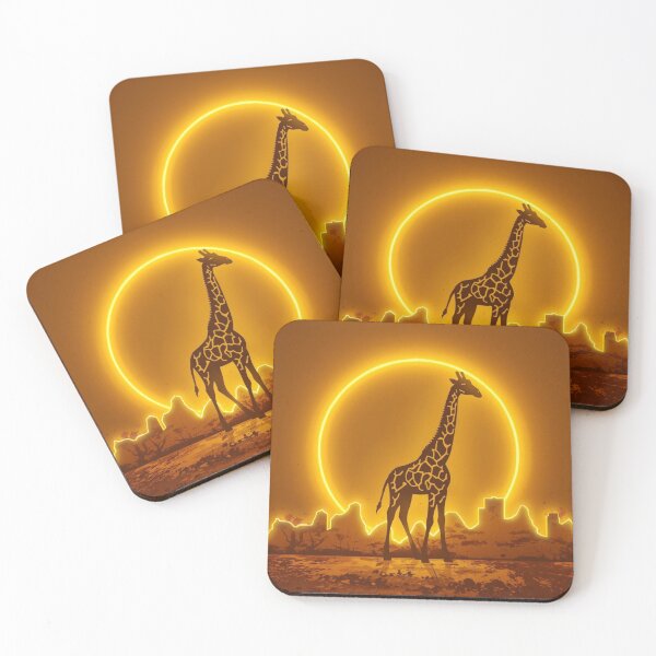 Item preview, Neon Giraffe — Digital Presence Urban Symbolic Fashion Control designed and sold by SavannaStrikes.