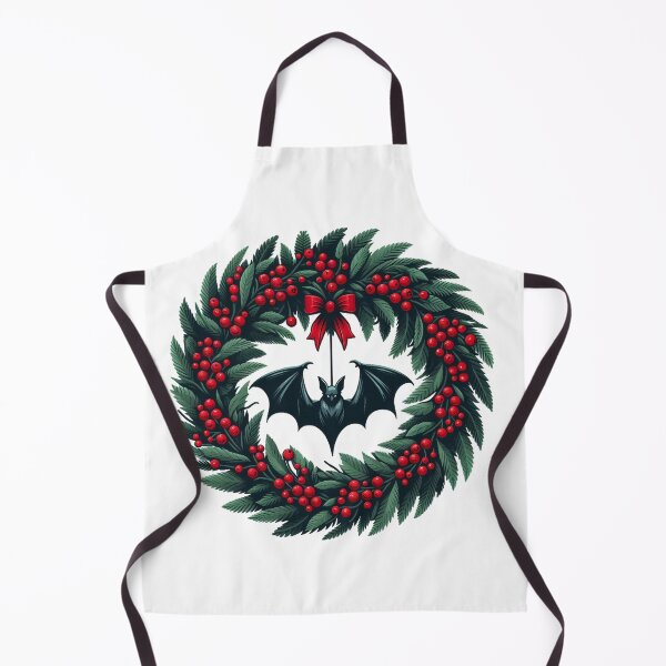 Item preview, Bat Christmas Wreath designed and sold by OutbreakDesigns.