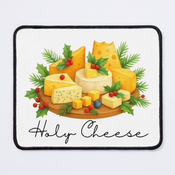 Item preview, Vintage Watercolor “Holy Cheese” Artwork designed and sold by Jynnie.