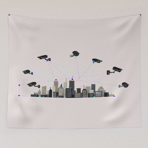 Item preview, Digital Surveillance City - Big Brother Network designed and sold by Dakson Design - Fantasy Art.