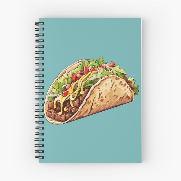 Item preview, Delicious Taco Illustration – Cute Food Art Design designed and sold by Rangmanch.