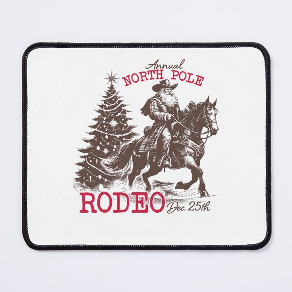 Item preview, North Pole Winter Rodeo Santa Cowboy  designed and sold by judycuevas1.