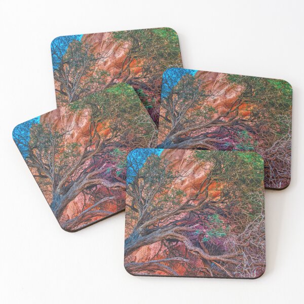 Item preview, Gnarled Tree and Red Cliffs | Dramatic HDR Nature | Wilderness Vibe designed and sold by Keltoi-art.
