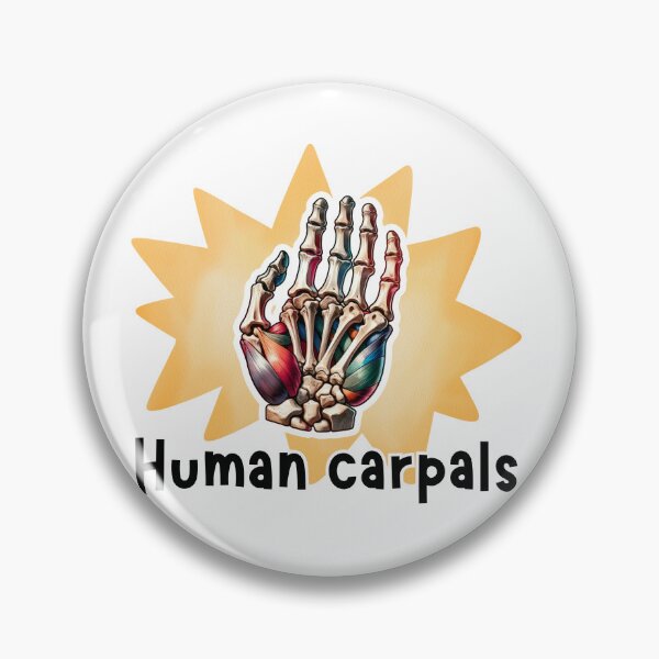 Item preview, Human carpals Anatomy Illustration designed and sold by MuseGlowStudio.