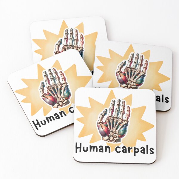 Item preview, Human carpals Anatomy Illustration designed and sold by MuseGlowStudio.
