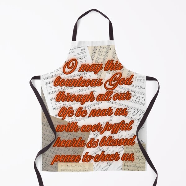 Item preview, Now Thank We All our God vintage hymn prayer designed and sold by stella literarium.