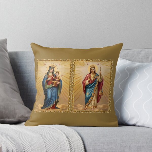 Item preview, 2 Icons of the Mother of God Mary, Help of Christians and Lord Pantocrator - Two full-length icons designed and sold by orthodox-icon.