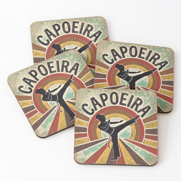 Item preview, Retro Capoeira Vintage Brazilian Martial Arts Sunset designed and sold by Hen-C-Art.