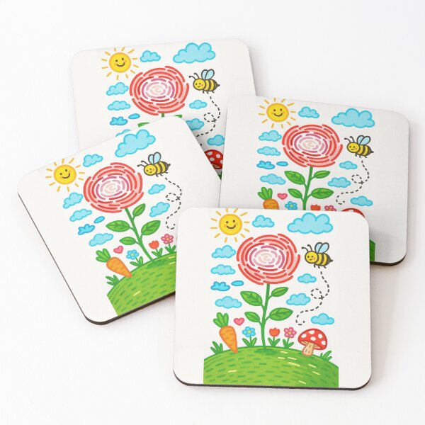 Item preview, A Happy Little Day on the Sunny Flower Hill designed and sold by K-Brush.