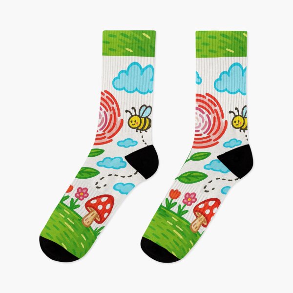 Item preview, A Happy Little Day on the Sunny Flower Hill designed and sold by K-Brush.