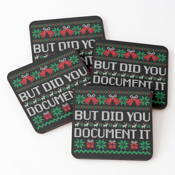 Item preview, But Did You Document It Medical Funny Ugly Christmas Sweater designed and sold by Taniyah Gomes.