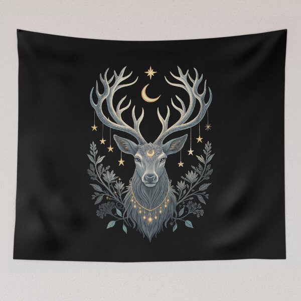 Item preview, Celestial Reindeer designed and sold by SolombraArt.