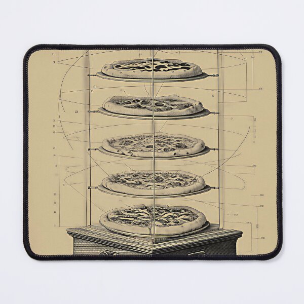 Item preview, Vintage Pizza Storage Device Illustration designed and sold by lautir.