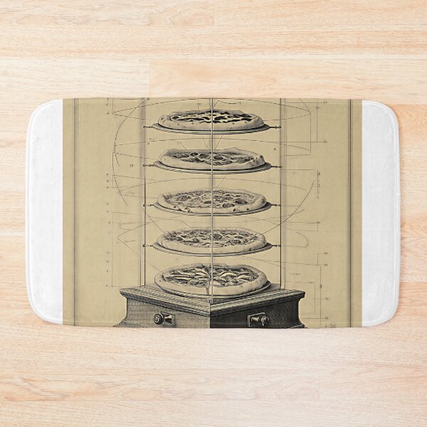 Item preview, Vintage Pizza Storage Device Illustration designed and sold by lautir.