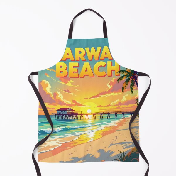 Item preview, Clearwater Beach, Florida, USA: Vintage-Style Painterly Travel Poster designed and sold by LSVart.
