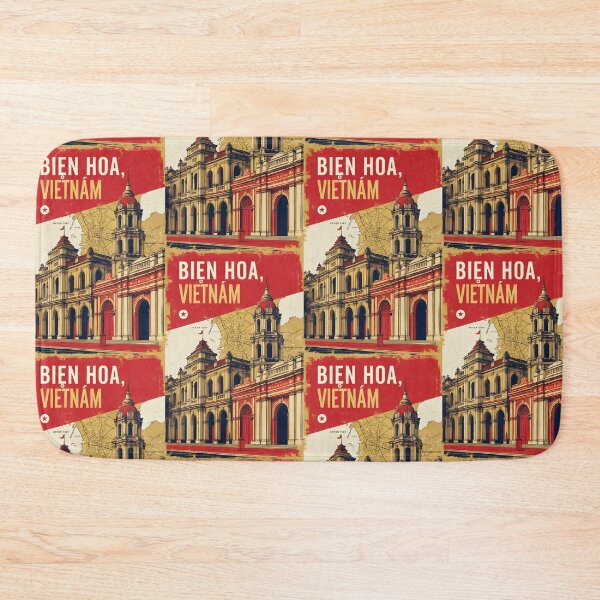 Item preview, Bien Hoa Vietnam 1950s Retro Poster Tourism designed and sold by TravelersGems.
