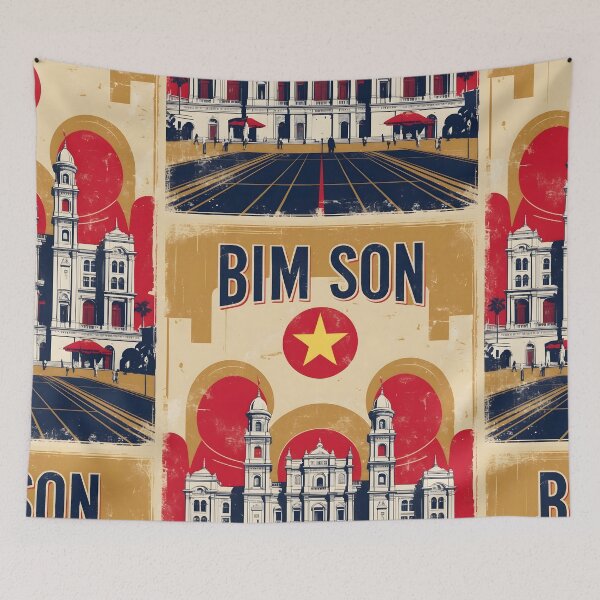 Item preview, Bim Son Vietnam 1950s Retro Poster Tourism designed and sold by TravelersGems.