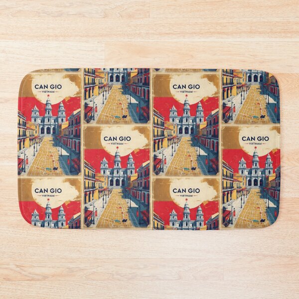 Item preview, Can Gio Vietnam 1950s Retro Poster Tourism designed and sold by TravelersGems.