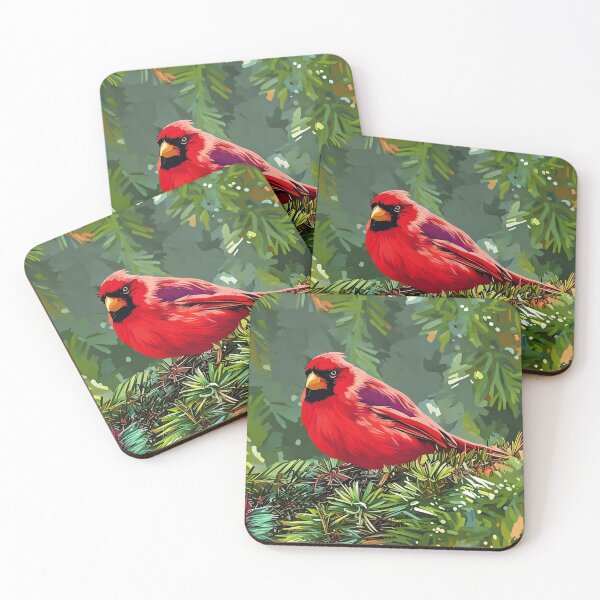 Item preview, Christmas Cardinal designed and sold by tomorrowsart.
