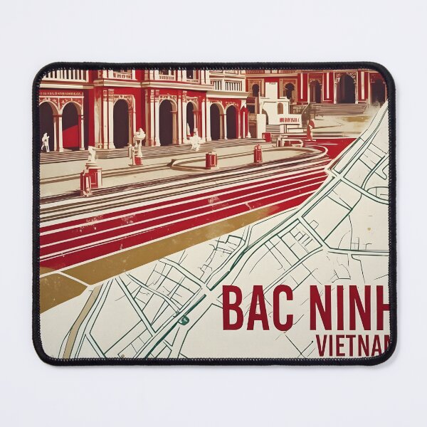 Item preview, Bac Ninh Vietnam 1950s Retro Poster Tourism designed and sold by TravelersGems.