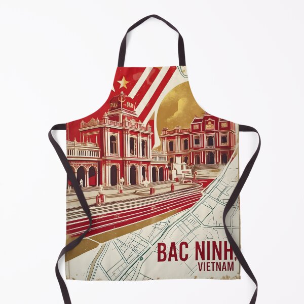 Item preview, Bac Ninh Vietnam 1950s Retro Poster Tourism designed and sold by TravelersGems.