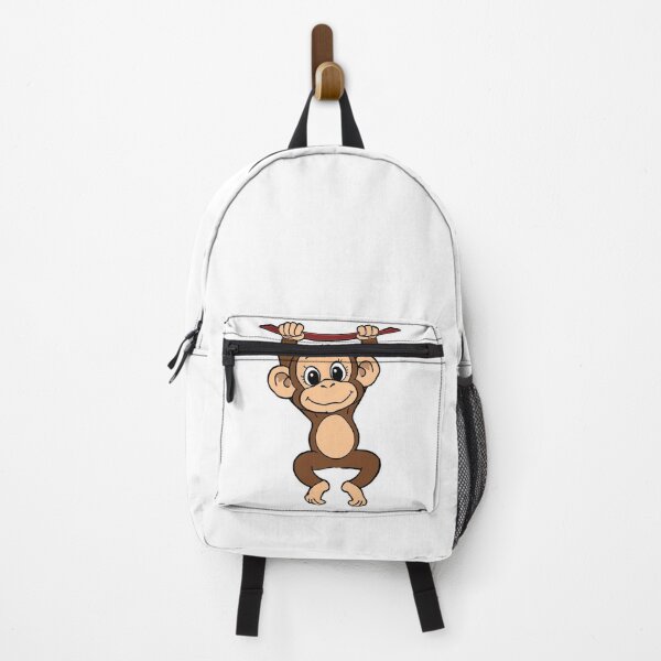 Item preview, Funny Animal – Hanging Monkey Cartoon Holding On Design designed and sold by Lunaria Arts.