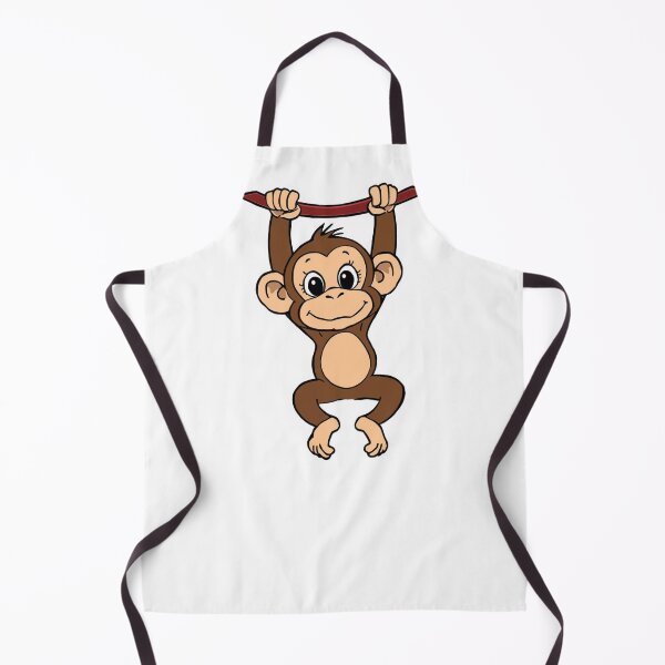 Item preview, Funny Animal – Hanging Monkey Cartoon Holding On Design designed and sold by Lunaria Arts.