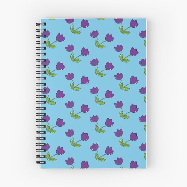 Item preview, Cute Purple Tulip Doodle Seamless Pattern - Spring Floral Print designed and sold by NgernPhanLan.