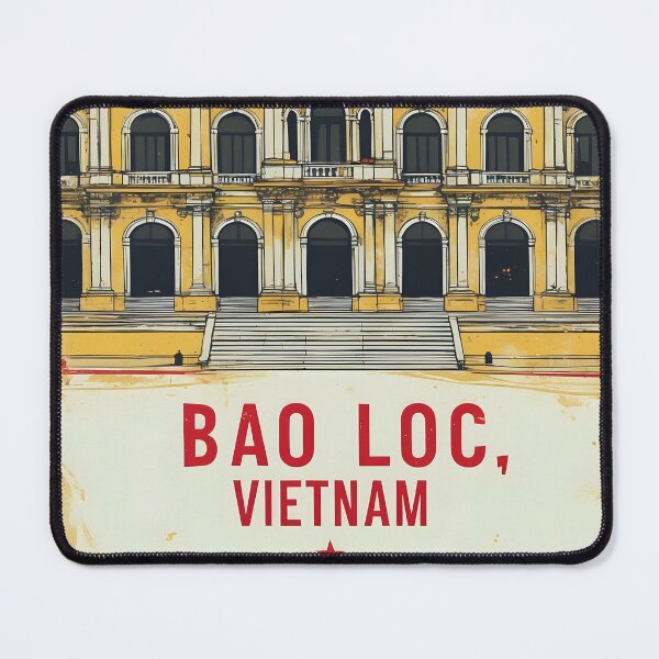 Item preview, Bao Loc Vietnam 1950s Retro Poster Tourism designed and sold by TravelersGems.