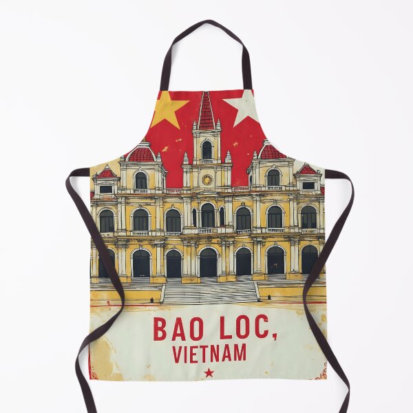 Item preview, Bao Loc Vietnam 1950s Retro Poster Tourism designed and sold by TravelersGems.