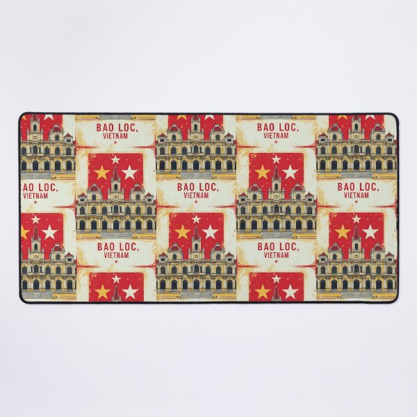 Item preview, Bao Loc Vietnam 1950s Retro Poster Tourism designed and sold by TravelersGems.