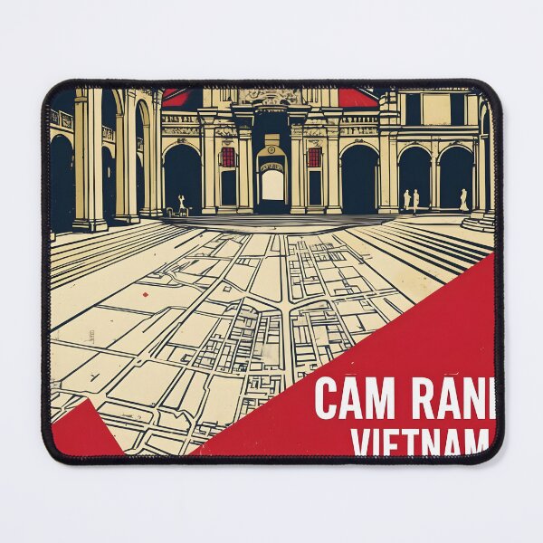 Item preview, Cam Ranh Vietnam 1950s Retro Poster Tourism designed and sold by TravelersGems.