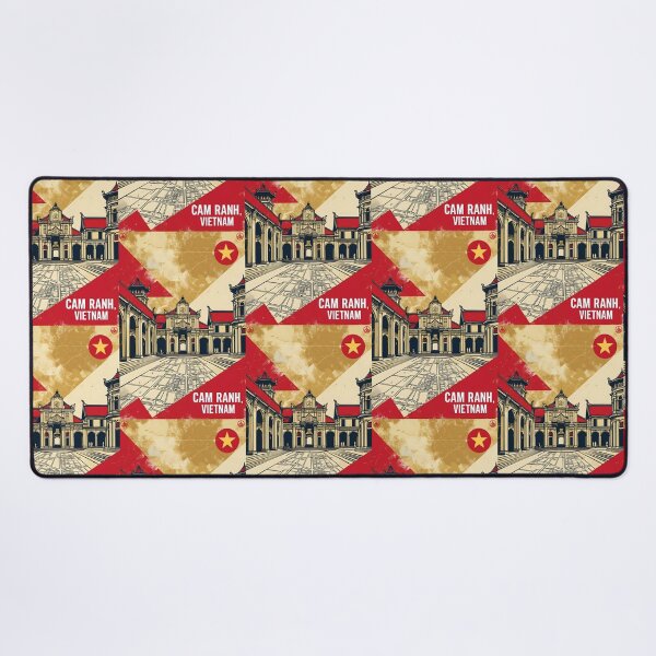 Item preview, Cam Ranh Vietnam 1950s Retro Poster Tourism designed and sold by TravelersGems.