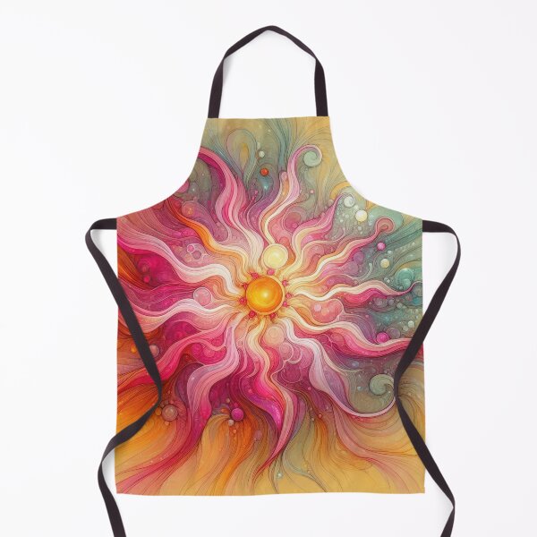 Item preview, Vibrant Sun In Swirls Of Pink Orange And Yellow designed and sold by IZiets.