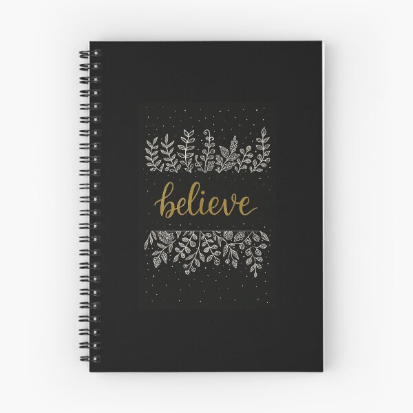 Aperçu de l'œuvre Croire Floral Doodle – Art botanique minimaliste or et blanc créée et vendue par TrendBoost.