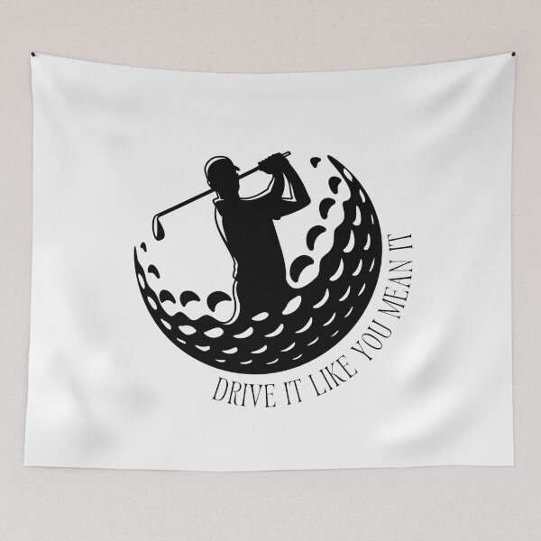 Item preview, Drive It Like You Mean It – Bold Golf Swing Silhouette Design designed and sold by BlesstB.