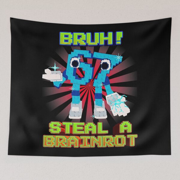 Item preview, Bruh 67 Six Seven 67 Funny Brainrot Meme  designed and sold by gladysenglish.