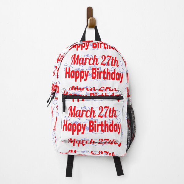 Item preview, March 27th, Happy birthday designed and sold by Sujinthaiart.