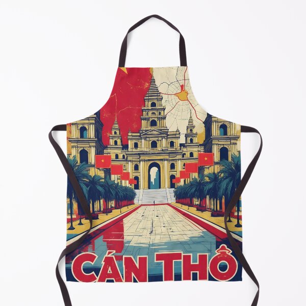 Item preview, Can Tho Vietnam 1950s Retro Poster Tourism designed and sold by TravelersGems.
