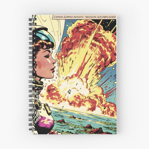 Item preview, The Adventures of Captain Sappho | Mission Accomplished designed and sold by NickWhittleArt.