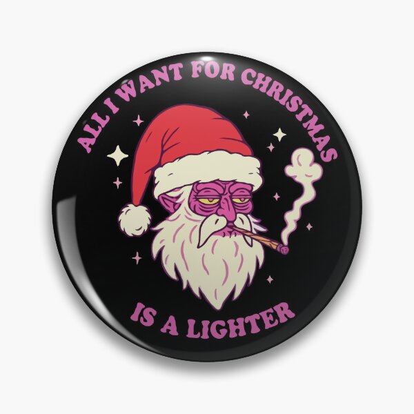 Item preview, High Santa All I Want For Christmas Is a Lighter designed and sold by Gkinoki.