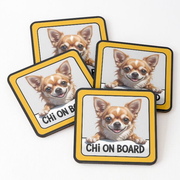 Item preview, Chi On Board - Cute Chihuahua Dog Car Sign designed and sold by SolaoLab.