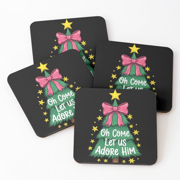 Item preview, Oh Come Let Us Adore Him Christian Christmas designed and sold by BakeryDozen.