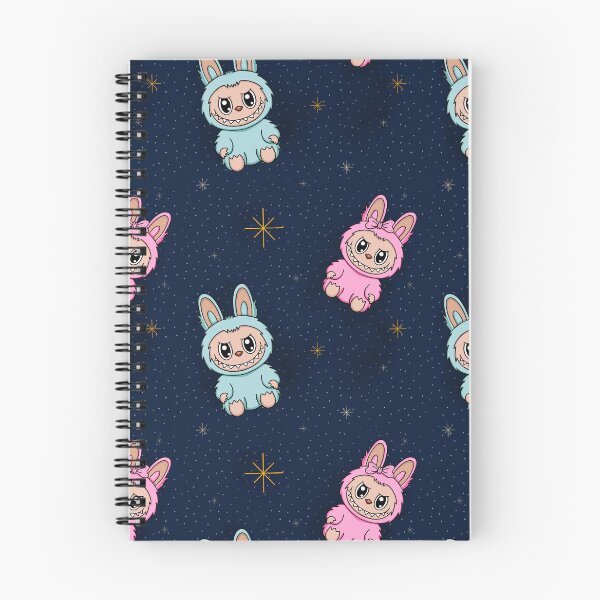 Item preview, Rose and blue labubu seamless pattern designed and sold by jancajiravova.