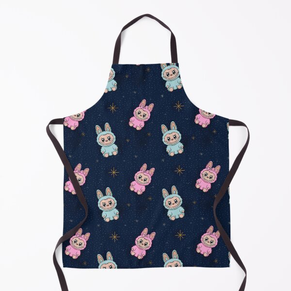 Item preview, Rose and blue labubu seamless pattern designed and sold by jancajiravova.