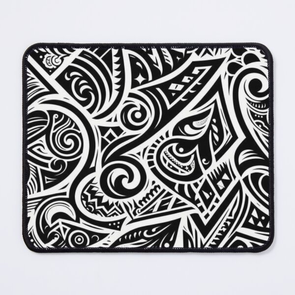 Item preview, Bold Maori Tribal Pattern with Intricate Cultural Aotearoa Motifs designed and sold by BestDetailer.